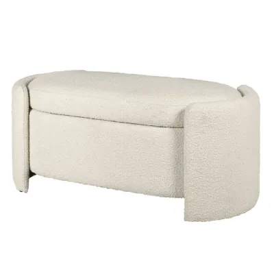 Cream Boucle Bedding Box
