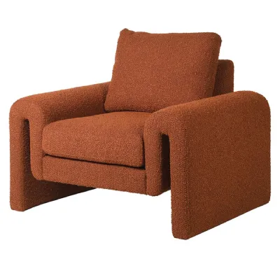 Moi Rust Boucle Chair