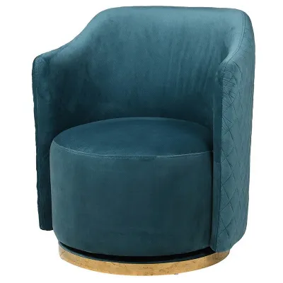 Teal Swivel Chair