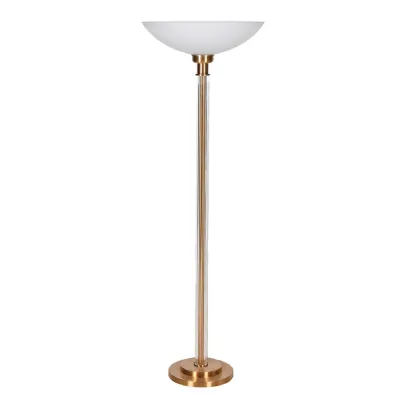 Fluted Glass Floor Lamp