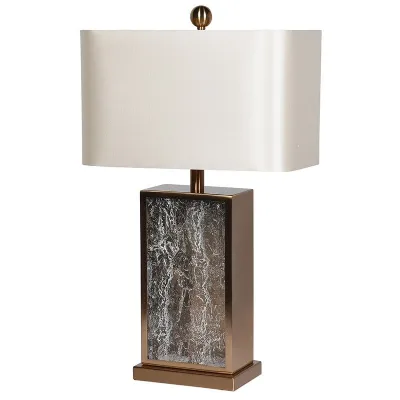 Textured Glass Table Lamp