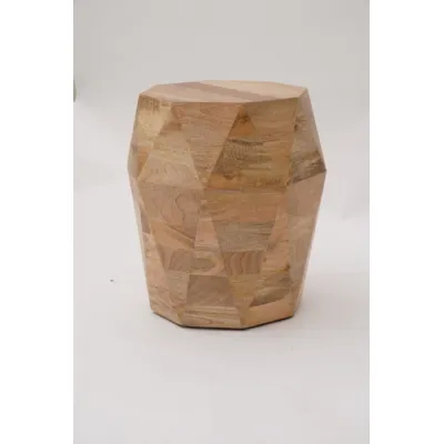 Diamond Side Table Natural