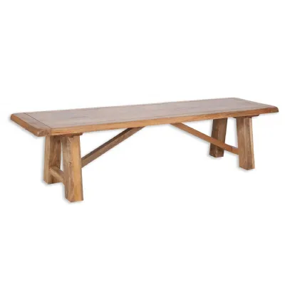Modern Natural Mango Wood 175cm Dining Bench