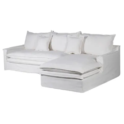 Cloud White Corner Sofa