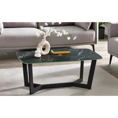Olympus Coffee Table Black Marble