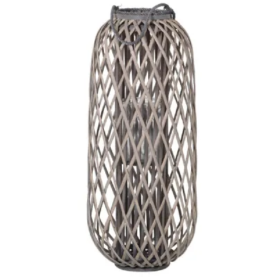 Large Grey Willow Lantern