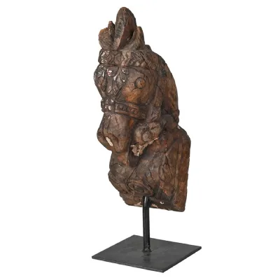 Horse Head On Stand