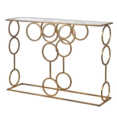 Linked Circles Console Table