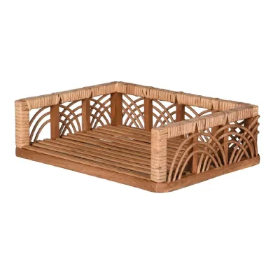 Bamboo and Rattan Paper Tray