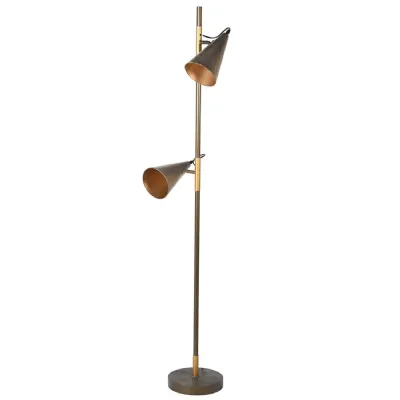 Twin Adjustable Floor Lamp