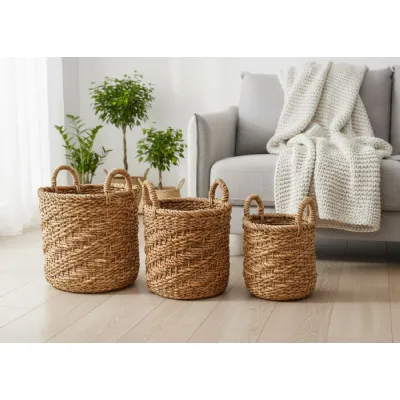 Set Of 3 Banana Baskets
