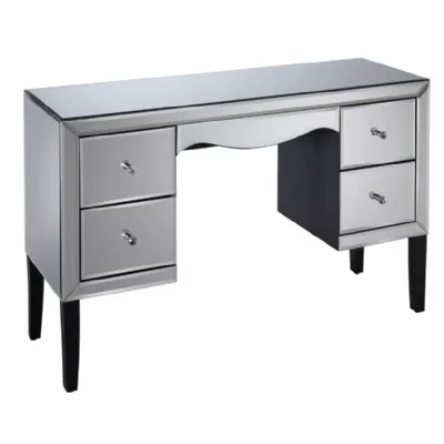 Mirrored 4 Drawer Dressing Table
