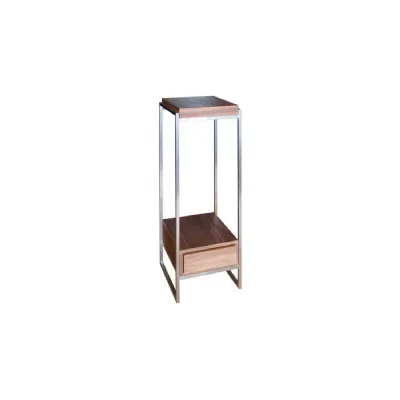 Scatola Pedestal Natural Walnut