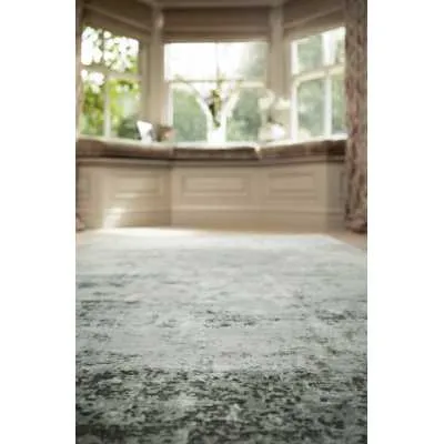 Rug Guru Modern Rectangular Viscose Persian Fossil Cloud Rug 200x300cm