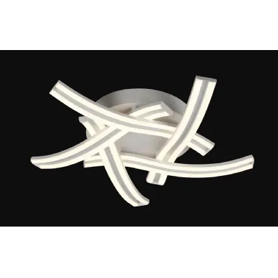 White Ceiling Light 4000K 3792lm 5 Integrated LED Lamps