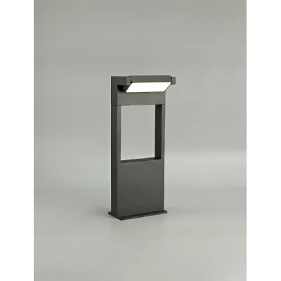 Halstead Short Post, 1 x 10W LED, 3000K, 720lm, IP54, Graphite Black, 3yrs Warranty