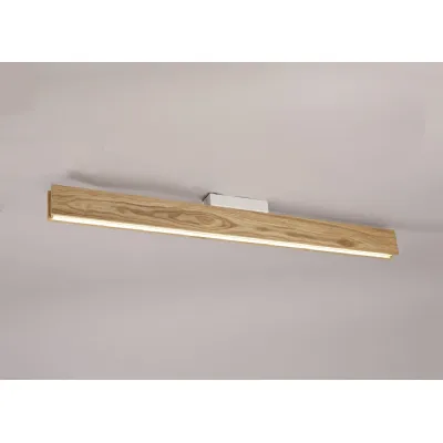 Kensington Ceiling, 2 x 18W LED, 3000K, 1528lm, Oak Sand White, 3yrs Warranty