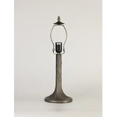 Hayes 48cm Tree Like Tiffany Table Lamp, 1 x E27, Aged Antique Brass