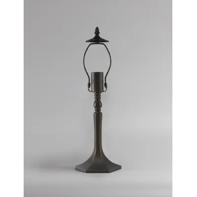 Hayes 48cm Octagonal Tiffany Table Lamp, 1 x E27, Aged Antique Brass