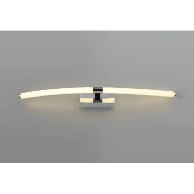 Regent Wall Lamp Large, 2 x 6W LED, 3000K, 840lm, IP44, Polished Chrome, 3yrs Warranty