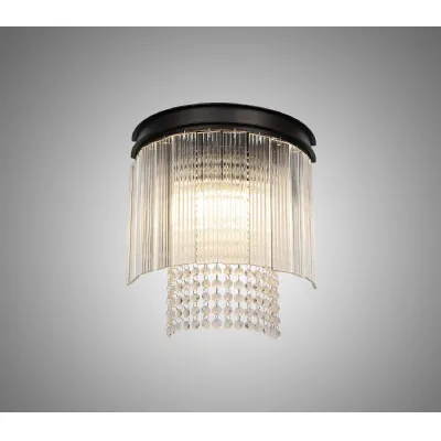Greenwich Wall Light, 2 Light E14, Brown Oxide