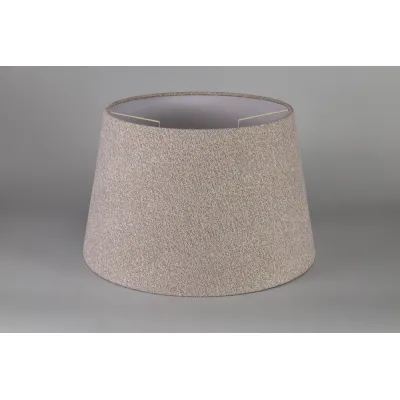 Hertford Round, 350 450 x 280mm Fabric Shade (H), Multi White Laminate