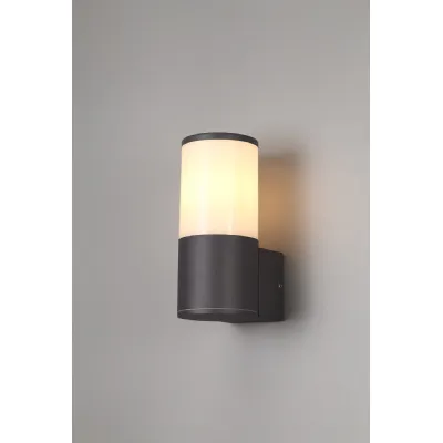Ruislip Wall Lamp 1 x E27, IP54, Anthracite Opal, 2yrs Warranty