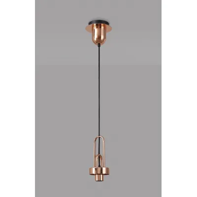 Epsom Suspension Kit, 1 x E27, Copper Matt Black