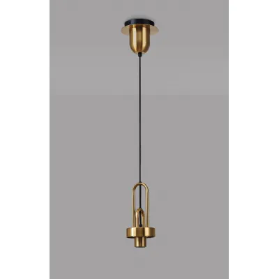 Epsom Suspension Kit, 1 x E27, Brass Gold Matt Black