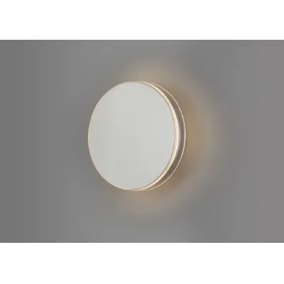 Harlow Wall Lamp, 1 x 13W LED, 3000K, 300lm, IP65, Gloss White, 3yrs Warranty