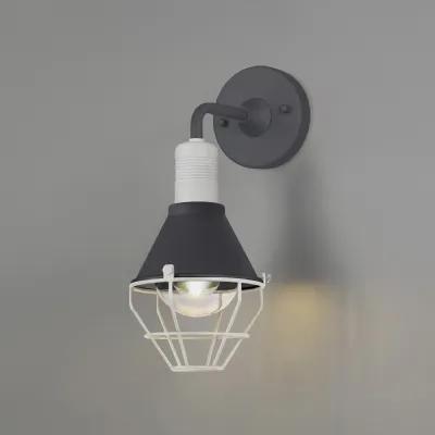 Tonbridge Wall Lamp, 1 Light E27, IP65, Anthracite Matt White, 2yrs Warranty