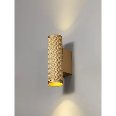 Lenham Wall Lamp, 2 x GU10, Champagne Gold