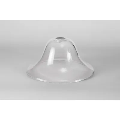 Sandy Smooth Bell 30cm Clear Glass (D), Lampshade