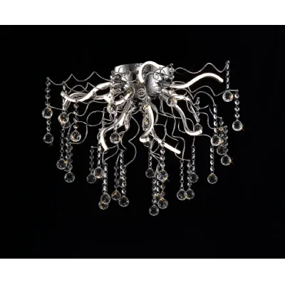 Tunbridge Dimmable Ceiling, 12 x 1.75W LED, 3000K, 1640lm, Polished Chrome, 3yrs Warranty