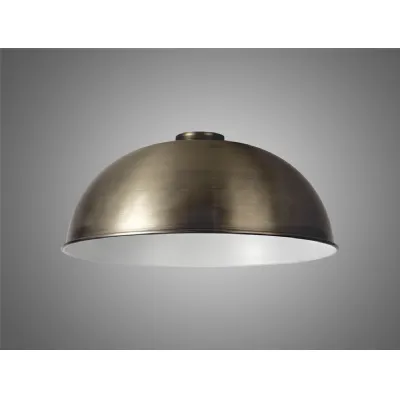 Knightsbridge Dome 35cm Lampshade, Antique Brass