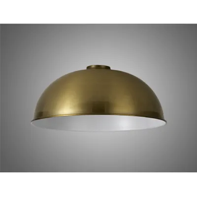 Knightsbridge Dome 35cm Lampshade, Gilt Bronze