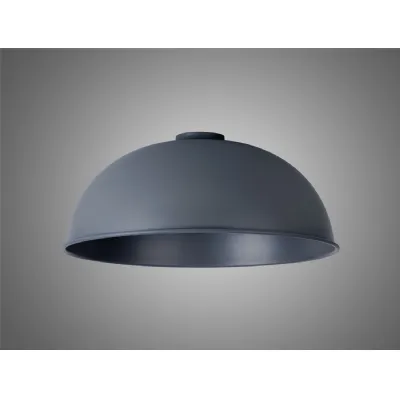Knightsbridge Dome 35cm Lampshade, Cool Grey