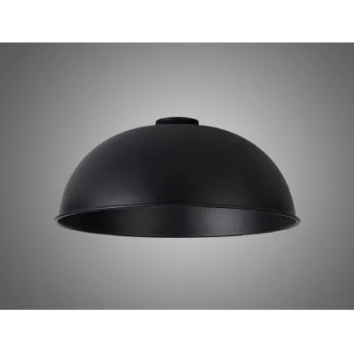 Knightsbridge Dome 35cm Lampshade, Black