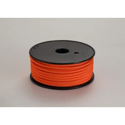 Knightsbridge 25m Roll Orange Braided 2 Core 0.75mm Cable VDE Approved