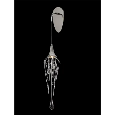 Bromley Wall Light, 1 x GU10, Polished Chrome