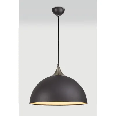Mayfair 50cm Large Pendant, 1 x E27, Graphite Satin Nickel