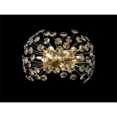 Camden Wall Light 4 Light G9 French Gold Crystal