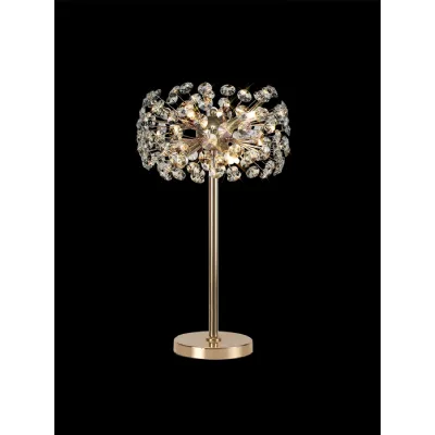 Camden Table Lamp 6 Light G9 French Gold Crystal