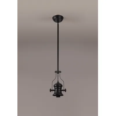 Sandy (FRAME ONLY) Pendant, 1 x E27, Matt Black