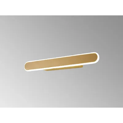 Horley Wall Lamp, 1 x 18W LED, 3000K, 805lm, Sand Gold, 3yrs Warranty