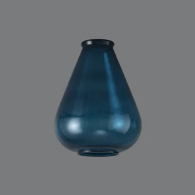 Copthorne Narrow Teal Blue Glass (A),