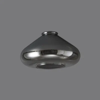 Copthorne Wide Smoke Plated Glass (B),