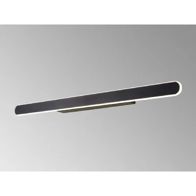 Horley Wall Lamp, 1 x 30W LED, 4000K, 1300lm, Satin Black, 3yrs Warranty