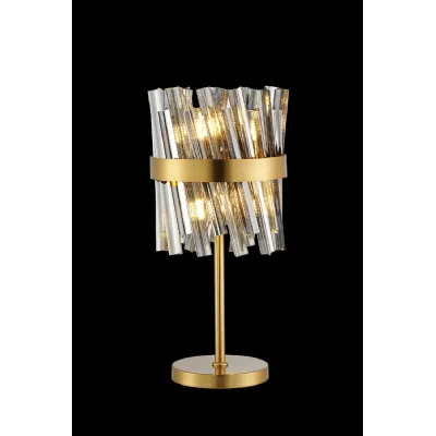 Brighton 6 Light G9, Table Lamp, Brass Smoke
