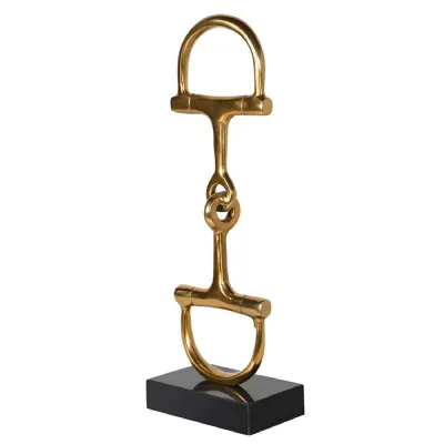 Brass Horse Bit Decoration